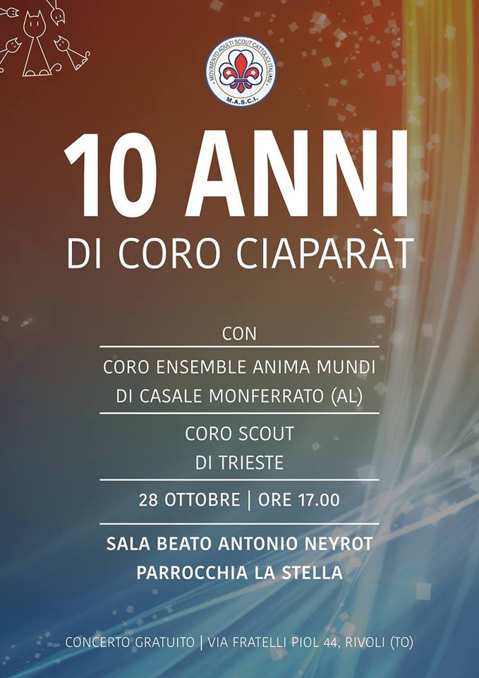 10 anni di Coro Ciaparat